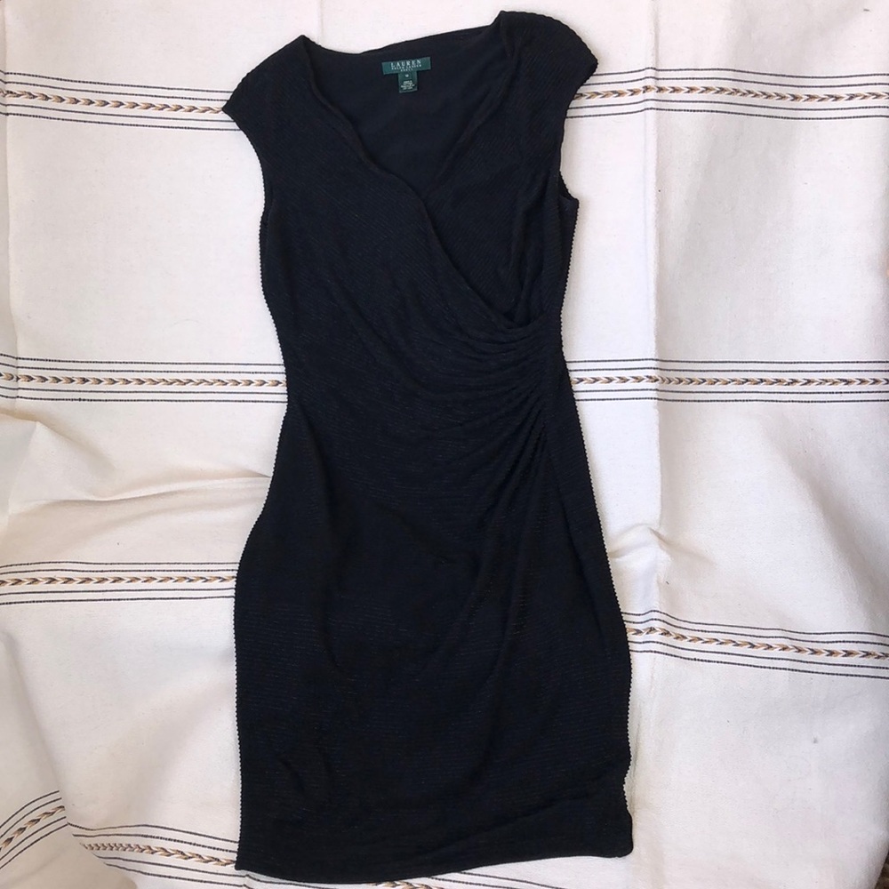 Ralph Lauren black cocktail dress size 10